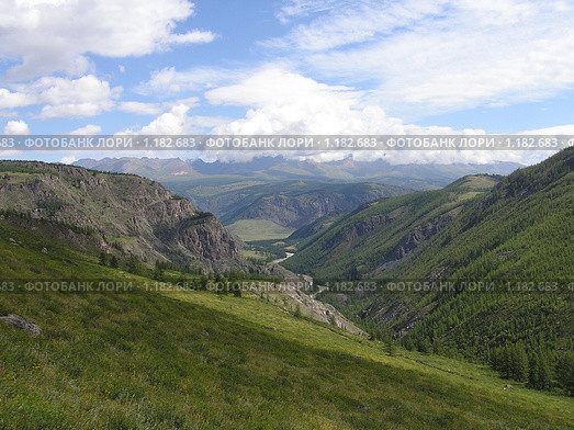 Горы Алтая. Стоковое фото, фотограф Александр Литовченко / Фотобанк Лори