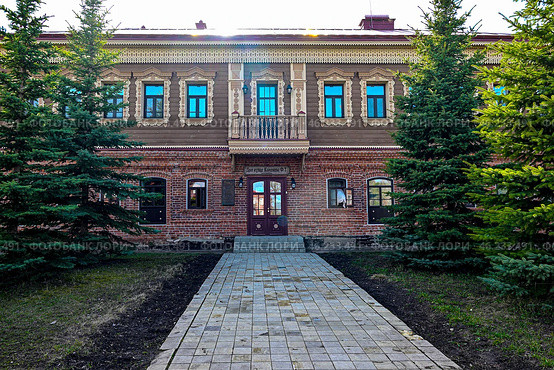 Гостиница "Дом купца Ф. Т. Каменева". Остров-град Свияжск (2024 год). Стоковое фото, фотограф Александр Тараканов / Фотобанк Лори