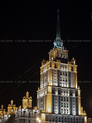 Гостиница "Украина" (2010 год). Стоковое фото, фотограф Алексей Шматков / Фотобанк Лори