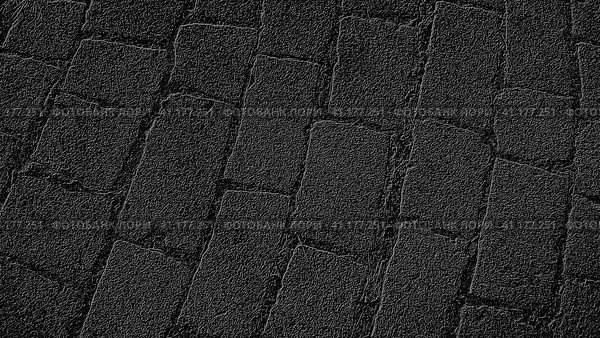 Graphic drawing of paving stones in an ancient square in the old city. Gray background with black pattern. Стоковая иллюстрация, иллюстратор Юлия Петровская / Фотобанк Лори