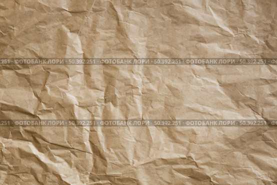 Great background made with a crumpled old paper. Стоковое фото, агентство Ingram Publishing / Фотобанк Лори