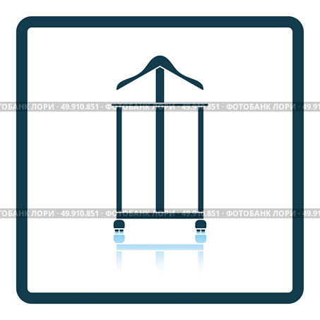 Hanger stand icon. Shadow reflection design. Vector illustration. Стоковая иллюстрация, агентство Ingram Publishing / Фотобанк Лори