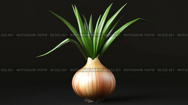 harvest onion plant ai generated. Стоковое AI-изображение, AI-художник Vectorwin / Фотобанк Лори