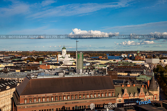 Helsinki Cityscape Aerial View Featuring Helsinki Cathedral and Architecture (2024 год). Редакционное фото, фотограф Aleksandr Golubev / Фотобанк Лори
