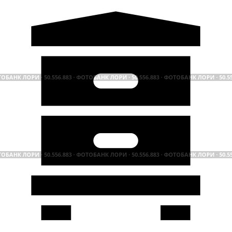 Hive bee house beehive apiary apiculture concept icon black color vector illustration image flat style simple. Hive bee house beehive apiary apiculture concept icon black color vector illustration image flat style. Стоковая иллюстрация, агентство Ingram Publishing / Фотобанк Лори