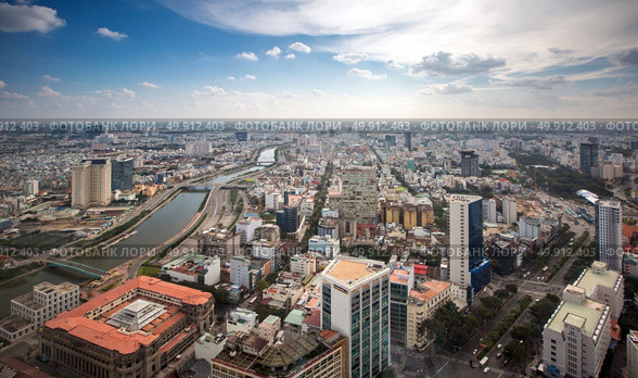 Ho Chi Minh city Cityscape. Стоковое фото, агентство Ingram Publishing / Фотобанк Лори