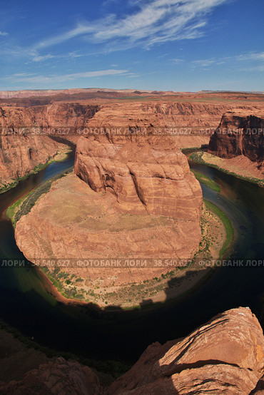 Horseshoe Colorado in Arizona, United States (2017 год). Стоковое фото, фотограф Сергей Стрелков / Фотобанк Лори