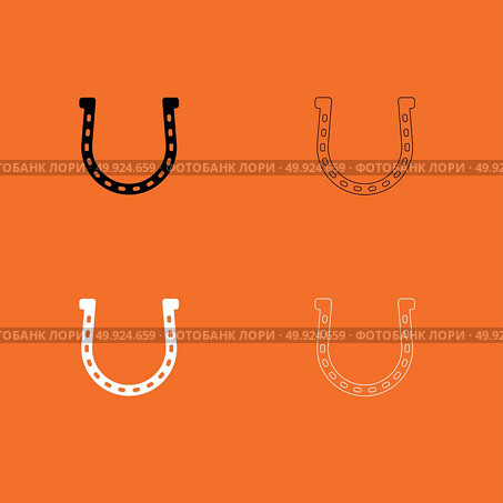 Horseshoe  set  icon . Стоковая иллюстрация, агентство Ingram Publishing / Фотобанк Лори