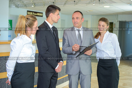 hotel management. Стоковое фото, фотограф Phovoi R. / PantherMedia / Фотобанк Лори