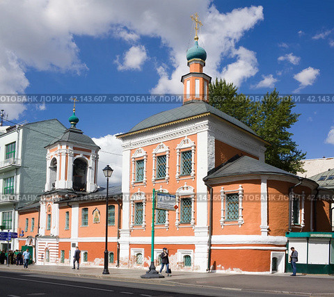 Храм Николая Чудотворца в Клённиках. Город Москва (2023 год). Редакционное фото, фотограф Солодовникова Елена / Фотобанк Лори