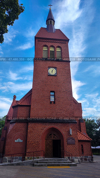 Храм Преображения Господня, г. Зеленоградск (2024 год). Стоковое фото, фотограф Ирина / Фотобанк Лори