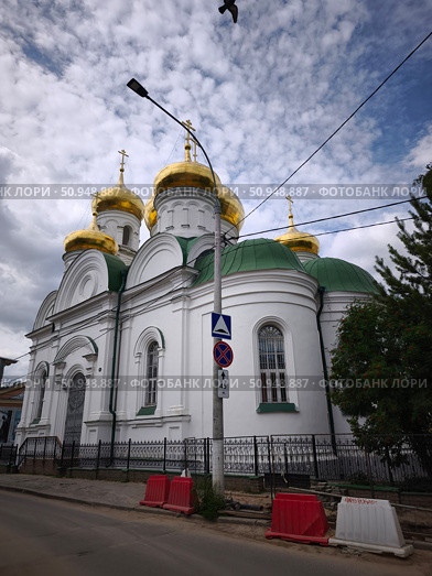 Храм Сергия Радонежского в Нижнем Новгороде. Редакционное фото, фотограф Мария Сергеева / Фотобанк Лори