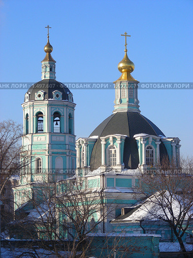 Храм святителя Николая Чудотворца в Заяицком. Москва (2010 год). Стоковое фото, фотограф lana1501 / Фотобанк Лори