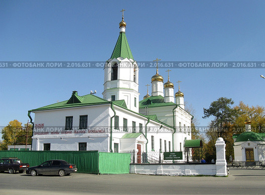 Храм,город Берёзовский.Урал (2010 год). Стоковое фото, фотограф Людмила Банникова / Фотобанк Лори