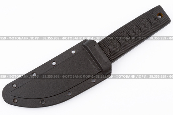 Hunting knife in sheath. Japanese style. Стоковое фото, фотограф Astroid / Фотобанк Лори