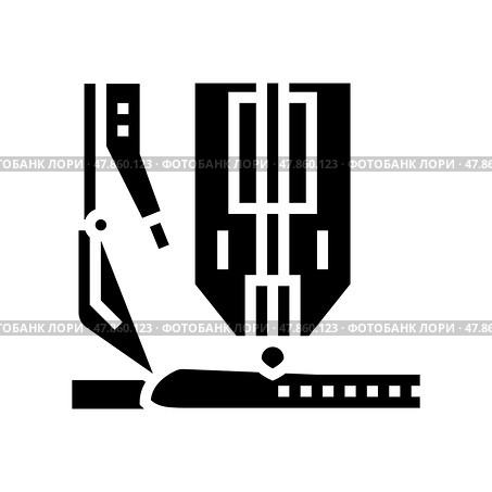 hyperbaric welding glyph icon vector illustration. Стоковая иллюстрация, иллюстратор Vectorwin / Фотобанк Лори