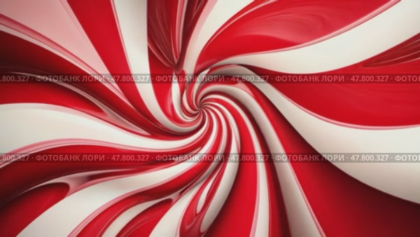 Hypnotic swirl of red and white spirals capturing dynamic movement and mesmerizing patterns. Стоковое AI-видео, аниматор Sabyna75 / Фотобанк Лори