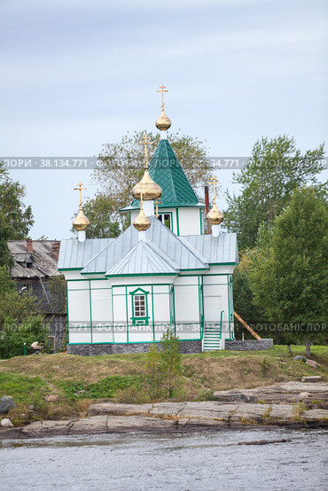 И Германа Соловецких на острове Сорока в городе Беломорск, республика Карелия (2022 год). Редакционное фото, фотограф Кекяляйнен Андрей / Фотобанк Лори