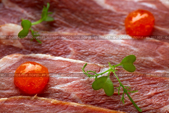 Iberian pork ham with XO sauce recipe. Стоковое фото, агентство Ingram Publishing / Фотобанк Лори