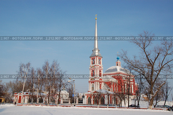 Ильинская церковь (бывший Троицкий мужской монастырь) в городе Мичуринске (2010 год). Стоковое фото, фотограф Дядченко Ольга / Фотобанк Лори