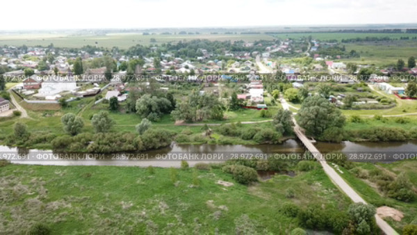Image of villages of Vladimir region in the Russia. (2018 год). Стоковое видео, видеограф Яков Филимонов / Фотобанк Лори