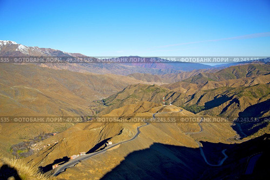 in ground africa morocco the bush  dry atlas mountain. Стоковое фото, агентство Ingram Publishing / Фотобанк Лори