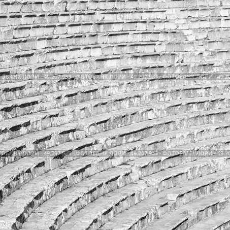 in  jordan the antique theatre  and archeological site classical heritage for tourist. Стоковое фото, агентство Ingram Publishing / Фотобанк Лори