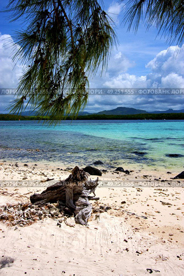 indian ocean some stone in the island of deus cocos in mauritius. Стоковое фото, агентство Ingram Publishing / Фотобанк Лори