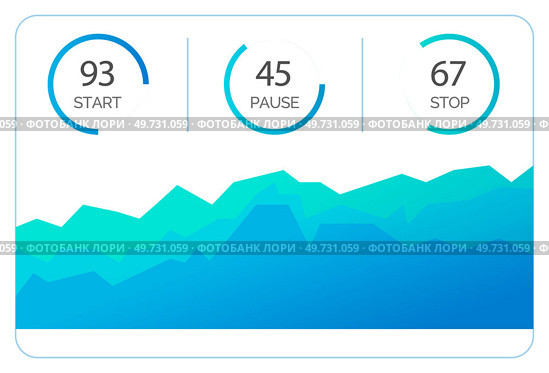 Infographic dashboard. Admin panel. Vector illustrarion The template provided structure for organizing financial data The finance department conducted thorough analysis budget The information. Infographic dashboard. The statistics revealed steady growth in revenue. Стоковая иллюстрация, агентство Ingram Publishing / Фотобанк Лори