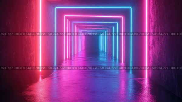 infrastructure emerging tunnel ai generated. Стоковое AI-изображение, AI-художник Vectorwin / Фотобанк Лори