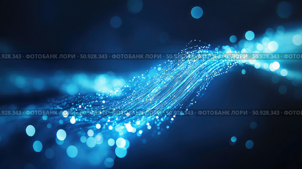 installation dissolving fiber optic cable ai generated. Стоковое AI-изображение, AI-художник Vectorwin / Фотобанк Лори