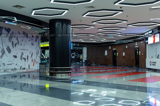 Interior of Sheremetyevo airport. Moscow. Редакционное фото, фотограф Евгений Ткачёв / Фотобанк Лори