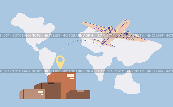 International logistic. Global delivery export. Vector. Cargo delivery methods have evolved with advancements in export and import shipping Global logistics have significant impact on timelines supply. International logistic. Vector evolved with advancements in export and import shipping. Global logistics have. Стоковая иллюстрация, агентство Ingram Publishing / Фотобанк Лори
