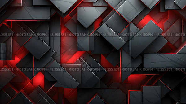 intersect abstract background red gray ai generated. Стоковое AI-изображение, AI-художник Vectorwin / Фотобанк Лори