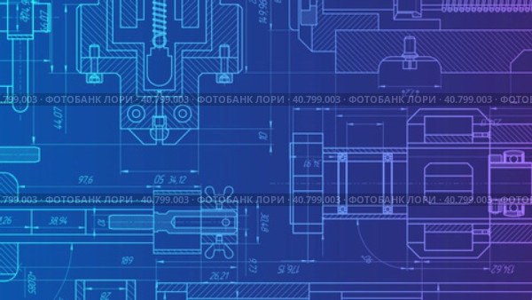 Инженерно технический фон. Стоковое видео, видеограф Александр Трофимович / Фотобанк Лори