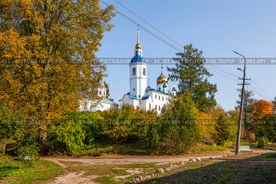 Иоанно-Богословский Череменецкий мужской монастырь. Череменец. Лужский район, Ленинградская область (2020 год). Стоковое фото, фотограф Сергей Афанасьев / Фотобанк Лори