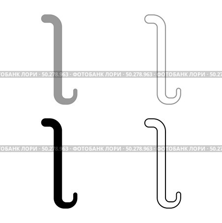Iota greek symbol small letter lowercase font icon outline set black grey color vector illustration flat style simple image. Iota greek symbol small letter lowercase font icon outline set black grey color vector illustration flat style image. Стоковая иллюстрация, агентство Ingram Publishing / Фотобанк Лори