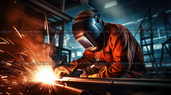 iron metal works ai generated. Стоковое AI-изображение, AI-художник Vectorwin / Фотобанк Лори