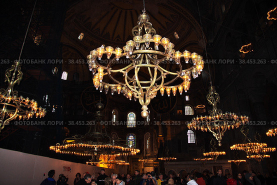Istanbul, Turkey - 31 Oct 2014: Hagia Sophia in Istanbul, Turkey. Редакционное фото, фотограф Сергей Стрелков / Фотобанк Лори