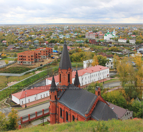 История и современность в современном Тобольске (2013 год). Стоковое фото, фотограф Анатолий Матвейчук / Фотобанк Лори