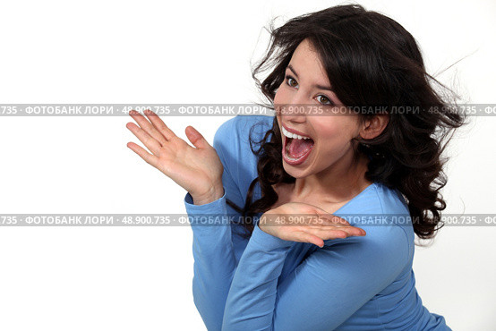 Joyful woman. Стоковое фото, агентство Ingram Publishing / Фотобанк Лори
