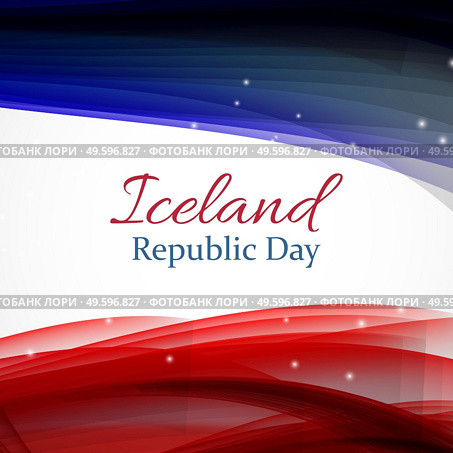 June 17 Iceland Republic Day Background. Vector Illustration EPS10. June 17 Iceland Republic Day Background. Vector Illustration. Стоковая иллюстрация, агентство Ingram Publishing / Фотобанк Лори