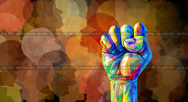 Juneteenth holiday or June Teenth commemorating the end of slavery as a Social justice concept or Emancipation Day representing freedom and equal rights celebration in a 3D illustration style. Стоковое фото, агентство Ingram Publishing / Фотобанк Лори