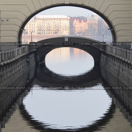 Канал Зимняя канавка в Санкт-Петербурге (2012 год). Редакционное фото, фотограф Александр Алексеев / Фотобанк Лори