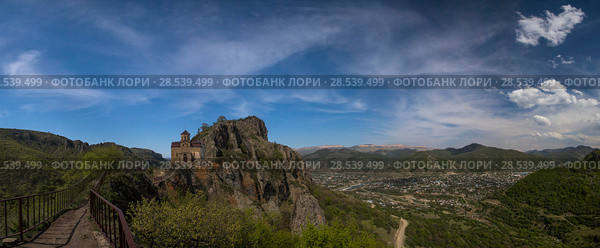 Карачаевск. Шаонинский храм. Панорамный вид. Стоковое фото, фотограф Литвяк Игорь / Фотобанк Лори