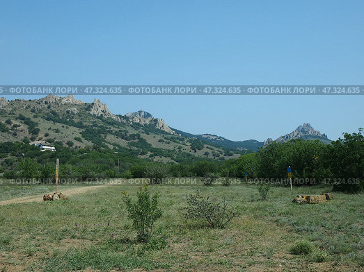 Карадагский природный заповедник в Крыму (2013 год). Стоковое фото, фотограф Николай Рыбин / Фотобанк Лори