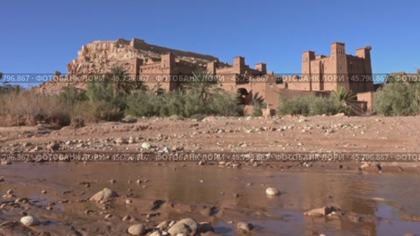 Kasbah Ait Ben Haddou in Atlas Mountains, Morocco (2018 год). Стоковое видео, видеограф Михаил Коханчиков / Фотобанк Лори