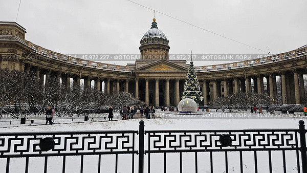 Казанский собор в Санкт-Петербурге. Редакционное фото, фотограф Марина Володько / Фотобанк Лори