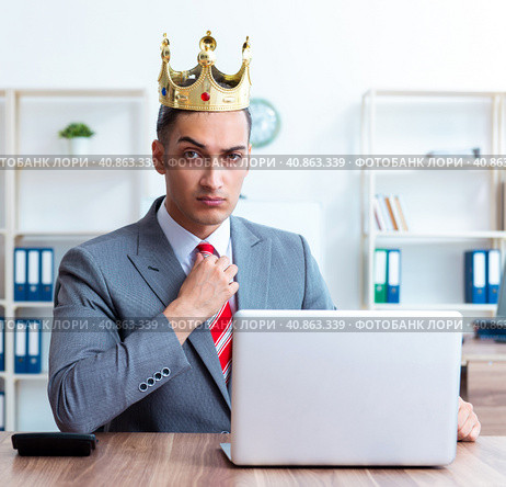 King businessman at his workplace. Стоковое фото, фотограф Elnur / Фотобанк Лори
