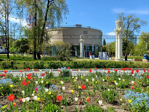 Кинотеатр «Круговая панорама». Проспект Мира, 119, строение 541. ВДНХ. Москва (2024 год). Редакционное фото, фотограф lana1501 / Фотобанк Лори